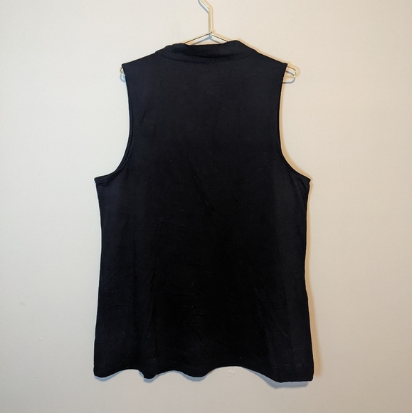 Torrid Black Half Zip Tank Top, size 4X - Picture 3 of 4